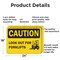 Signmission Look Out For Forklifts Caution Sign, Aluminum, 24in W x 18in L, 2PK OS-2PACK-CS-A-1824-L-19198 - alternate 2
